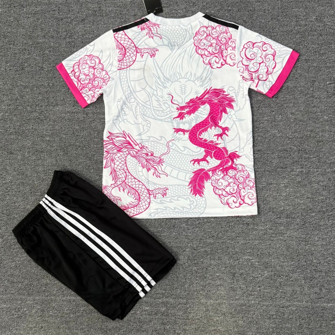 25/26 Ensemble Enfant Real Madrid Spécial rose dragon