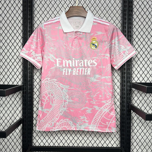Maillot 25/26 Real Madrid Spécial style Polo rose