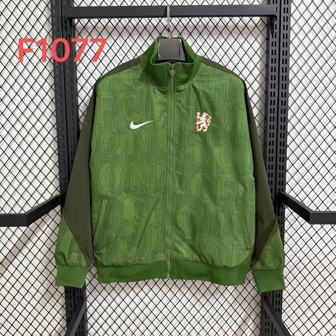 Veste coupe-vent réversible Chelsea green